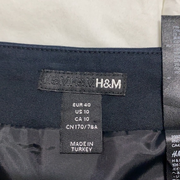 Navy cotton skirt - Picture 5 of 8